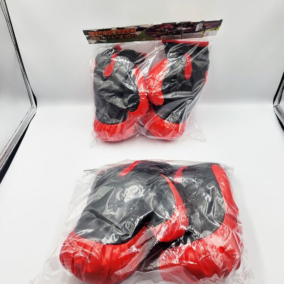NWT Boxing Champion Boxing Gloves Set Red & Black Set Youth Unisex Ages 3 & Up - Picture 5 of 7